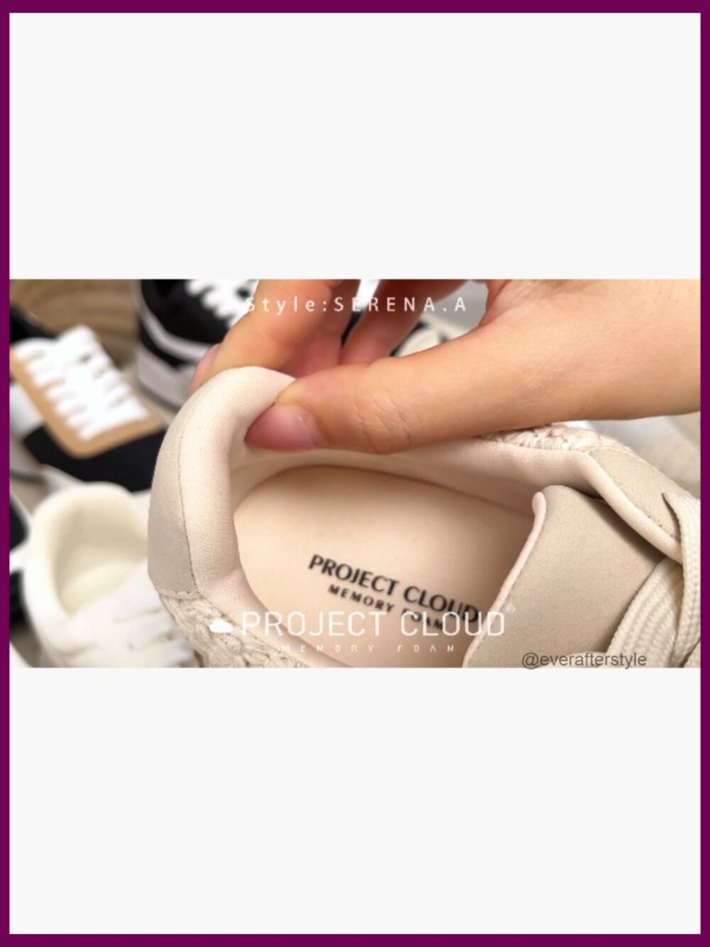 Memory Foam Lightweight Lace Up Fashion Sneakers - Picture 7 of 7